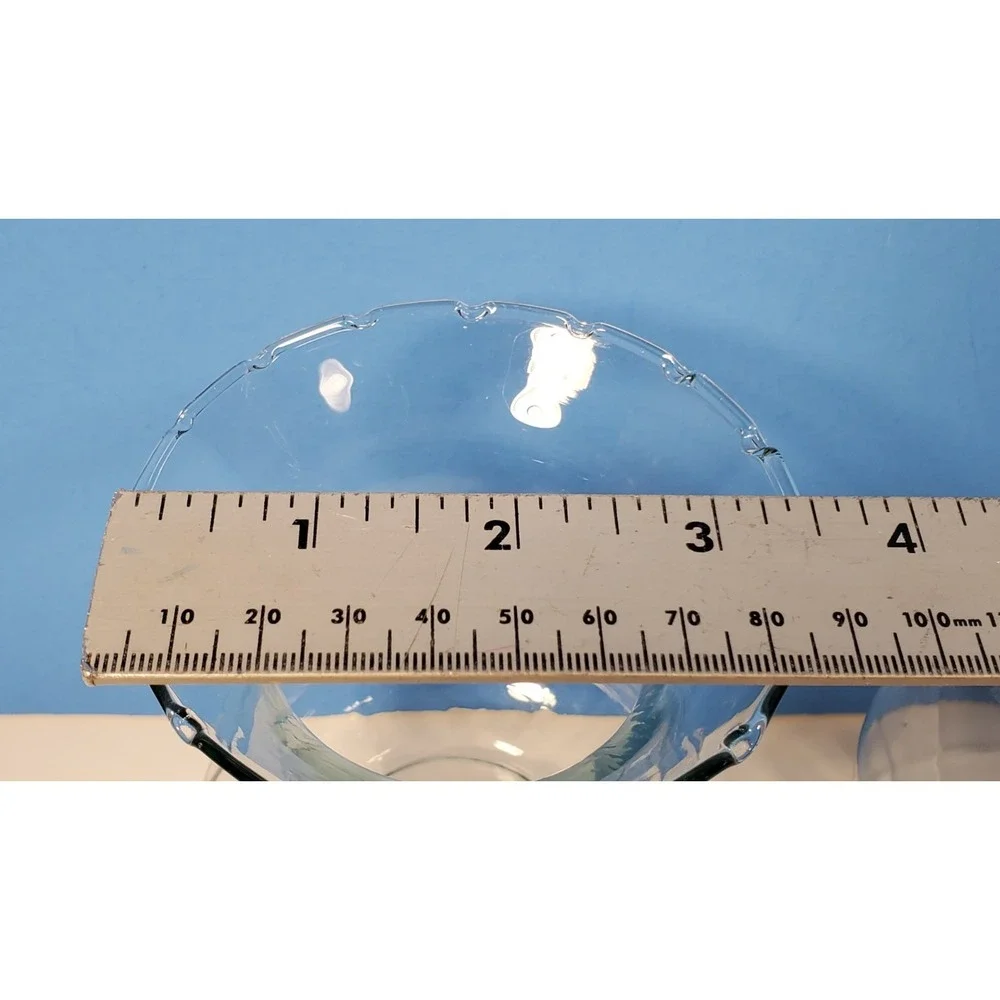 Votive‎ Cups Optic Clear Glass Peg Candle Home Interiors Homco Qty 3